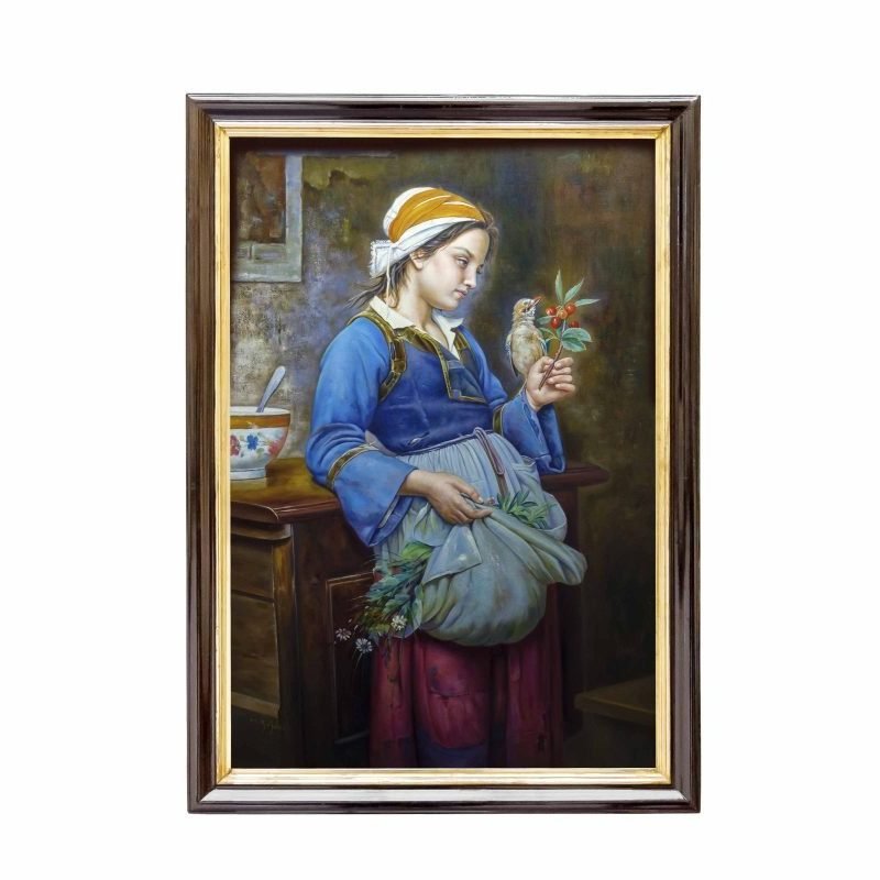 Hublin Girl with a Bird Replica on Craftestan - Timeless Artistry and Elegance